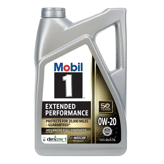 0W-20 full synthetic oil bottle