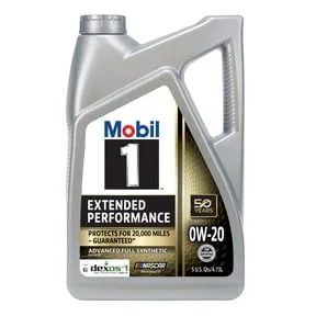 0W-20 synthetic oil bottle