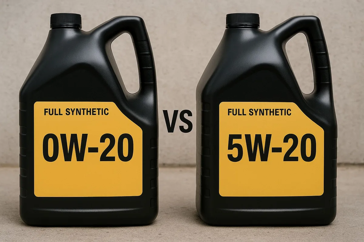 0W-20 vs 5W-30 motor oil