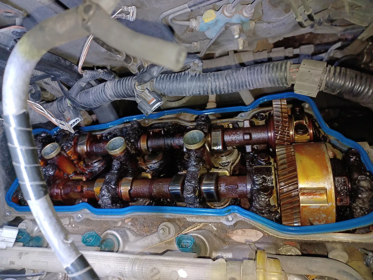 1MZ-FE engine sludge damage