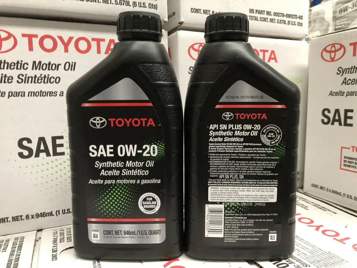 2017 Toyota Sienna oil type