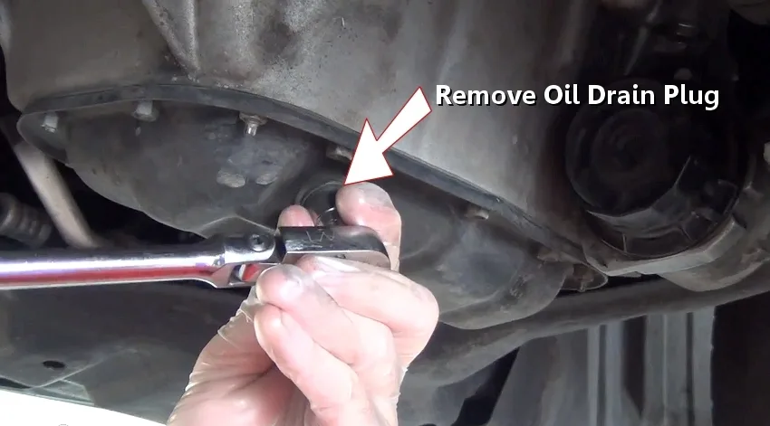 2UZ-FE oil drain plug filter
