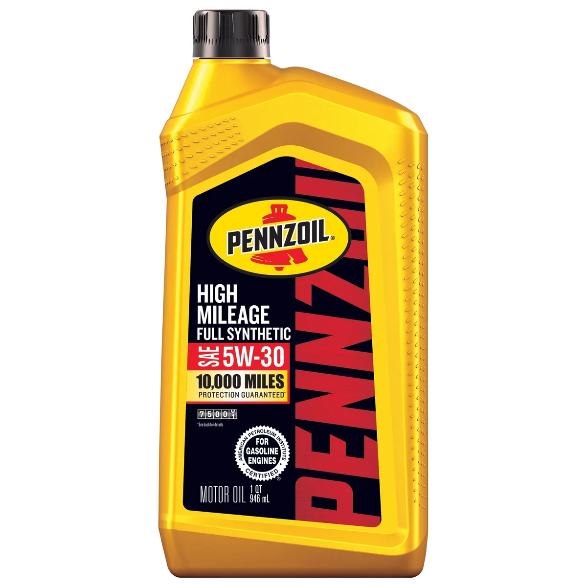 5W-30 motor oil bottle