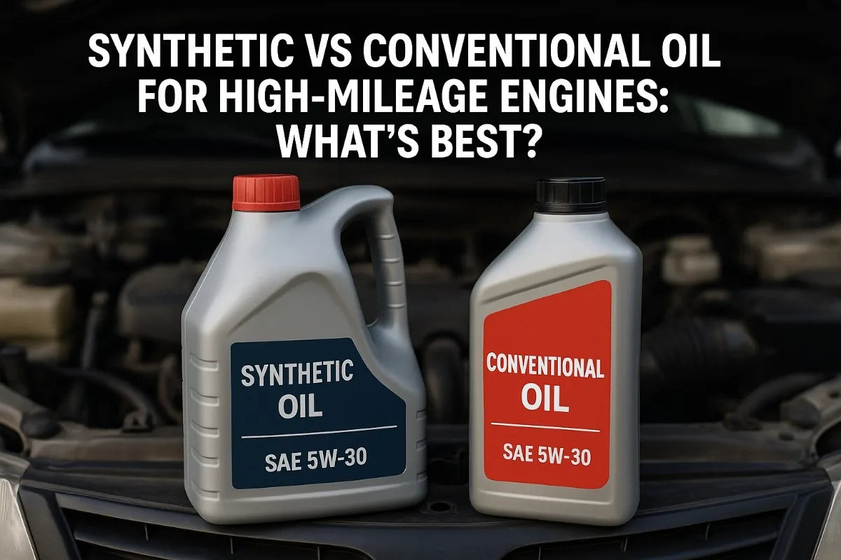 conventional vs synthetic vs high-mileage oil