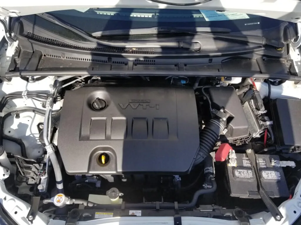 Corolla oil change tools layout