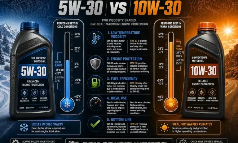 motor oil viscosity comparison