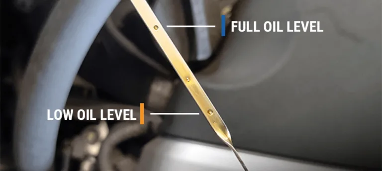 oil dipstick reading procedure