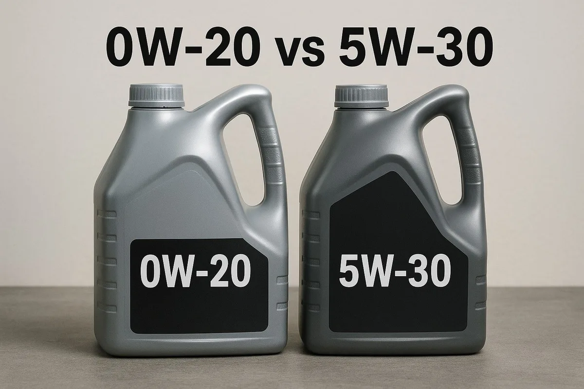oil viscosity comparison pour test
