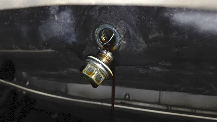 stripped oil drain plug on aluminum pan