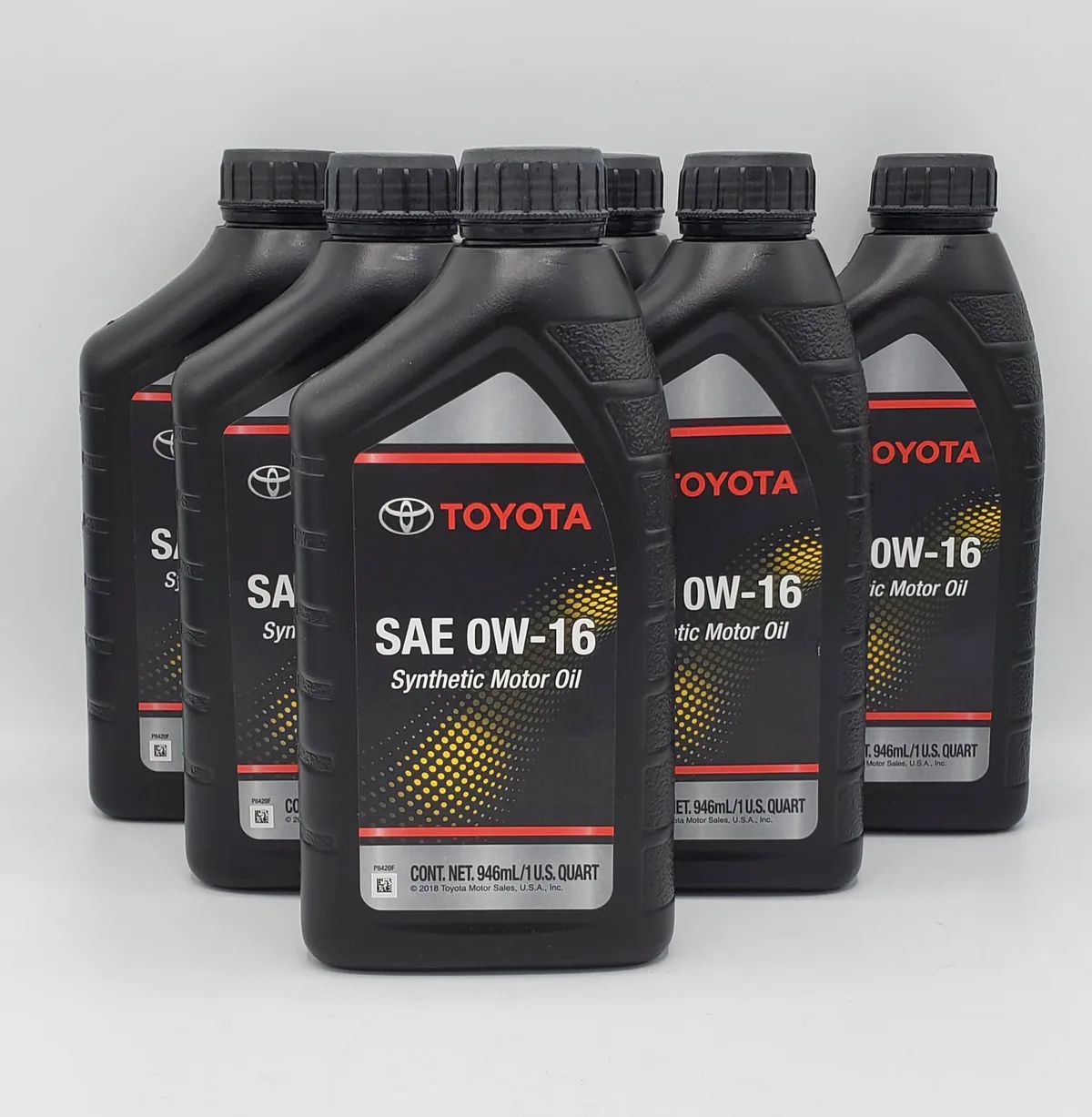 Toyota 0W-16 0W-20 viscosity comparison