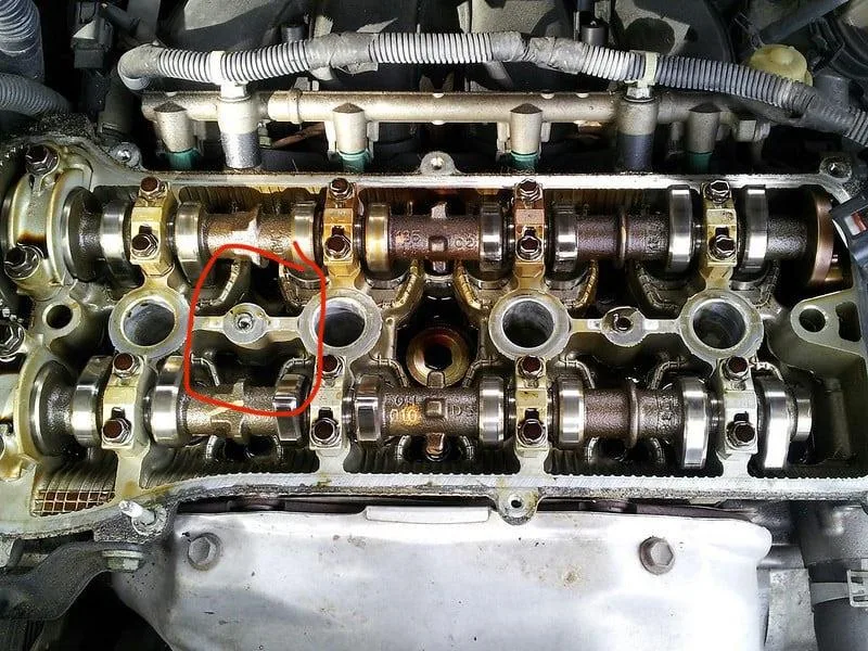 Toyota 2AZ-FE sludge damage