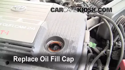 Toyota 2GR-FE oil filter location