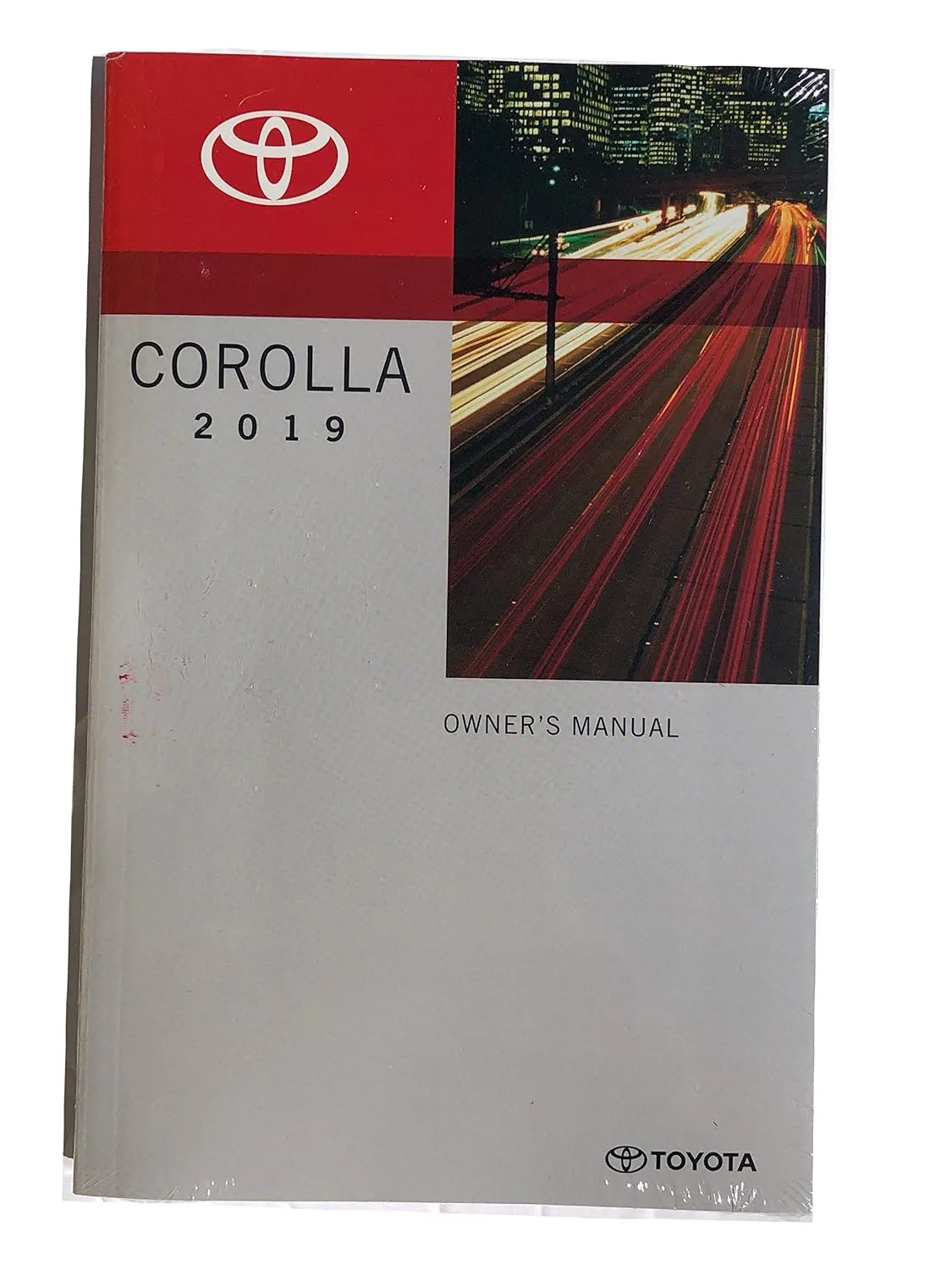 Toyota Corolla owner's manual oil specifications