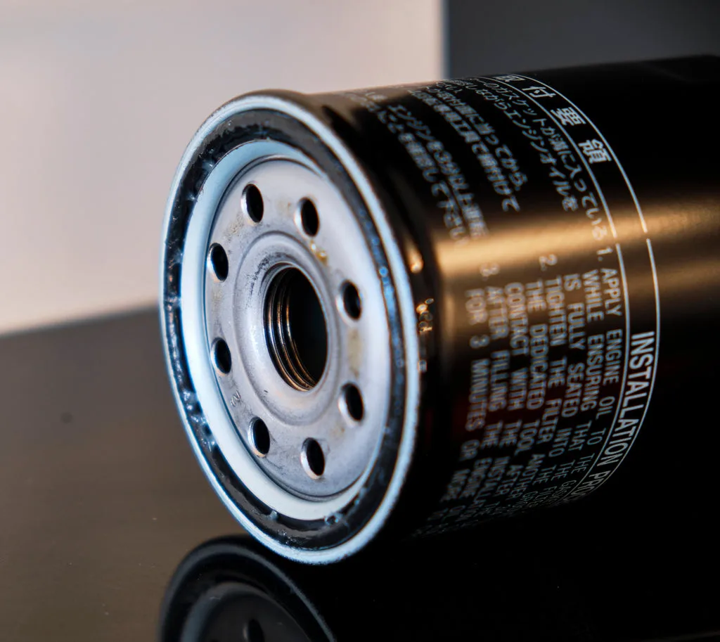 Toyota Genuine oil filter cross-section