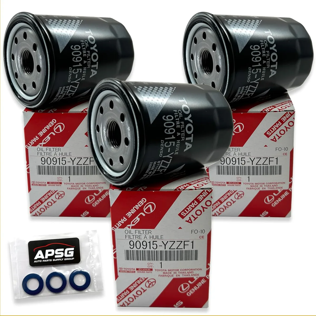 Toyota oil filter and drain plug