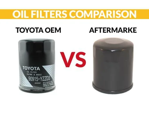 Toyota oil filter comparison
