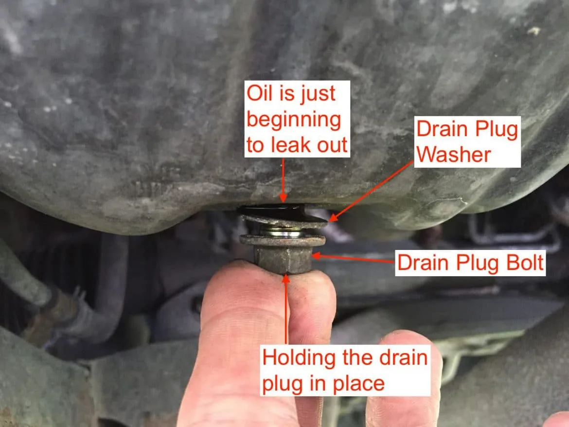 Toyota Sienna oil drain plug and filter