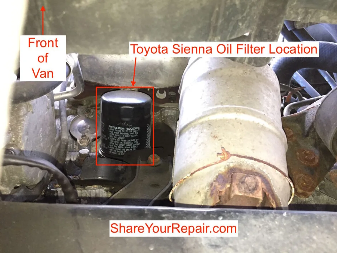 Toyota Sienna oil filter