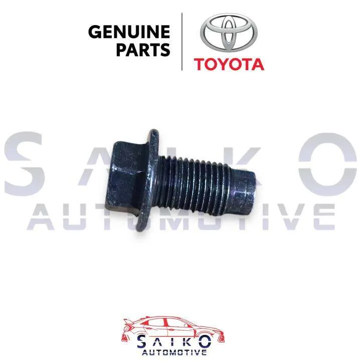Toyota Yaris oil drain plug and filter