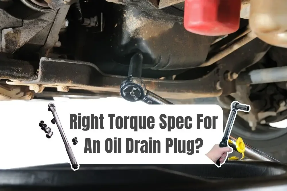 Tundra oil drain plug and torque wrench