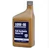 0W-16 synthetic oil bottle label