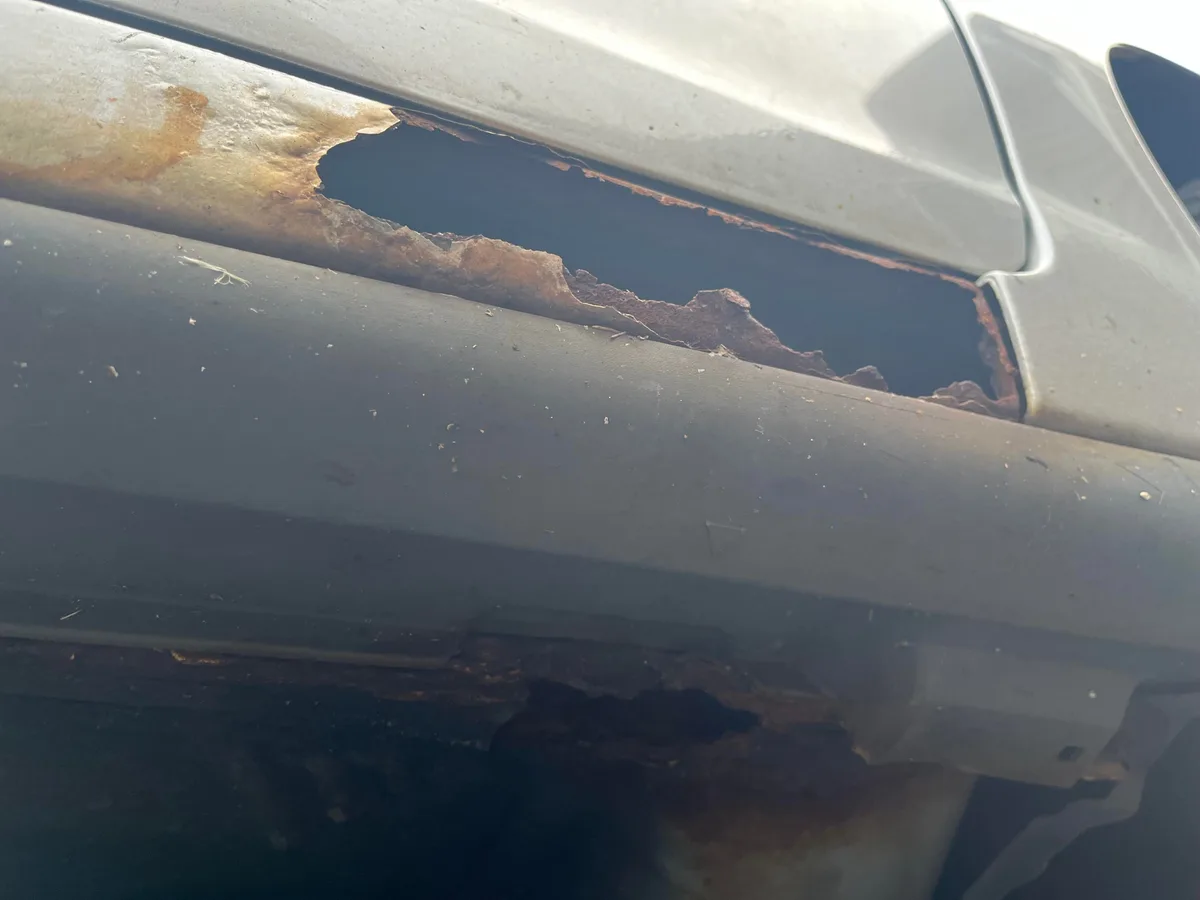 2005 Camry rocker panel rust