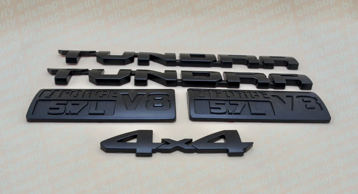 2014 Tundra engine identification badge