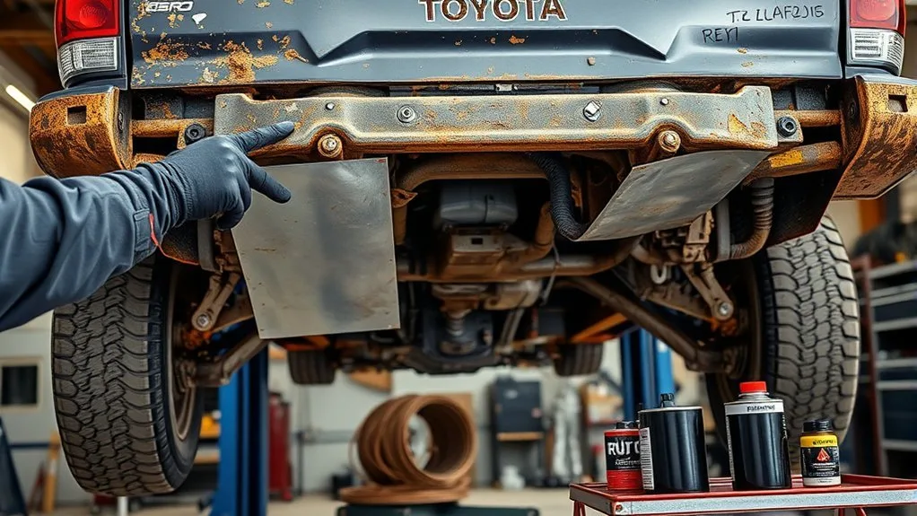2015 toyota tacoma frame corrosion zones