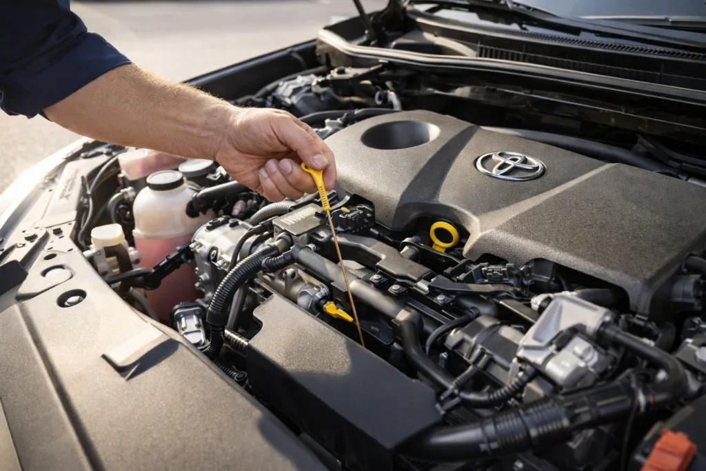 2022 toyota camry oil capacity