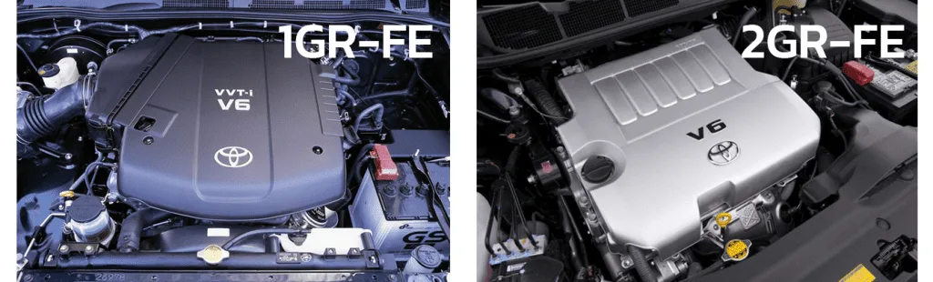 4.0L 1GR-FE V6 vs 4.7L 2UZ-FE V8