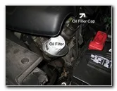 4.0L V6 1GR-FE engine oil fill
