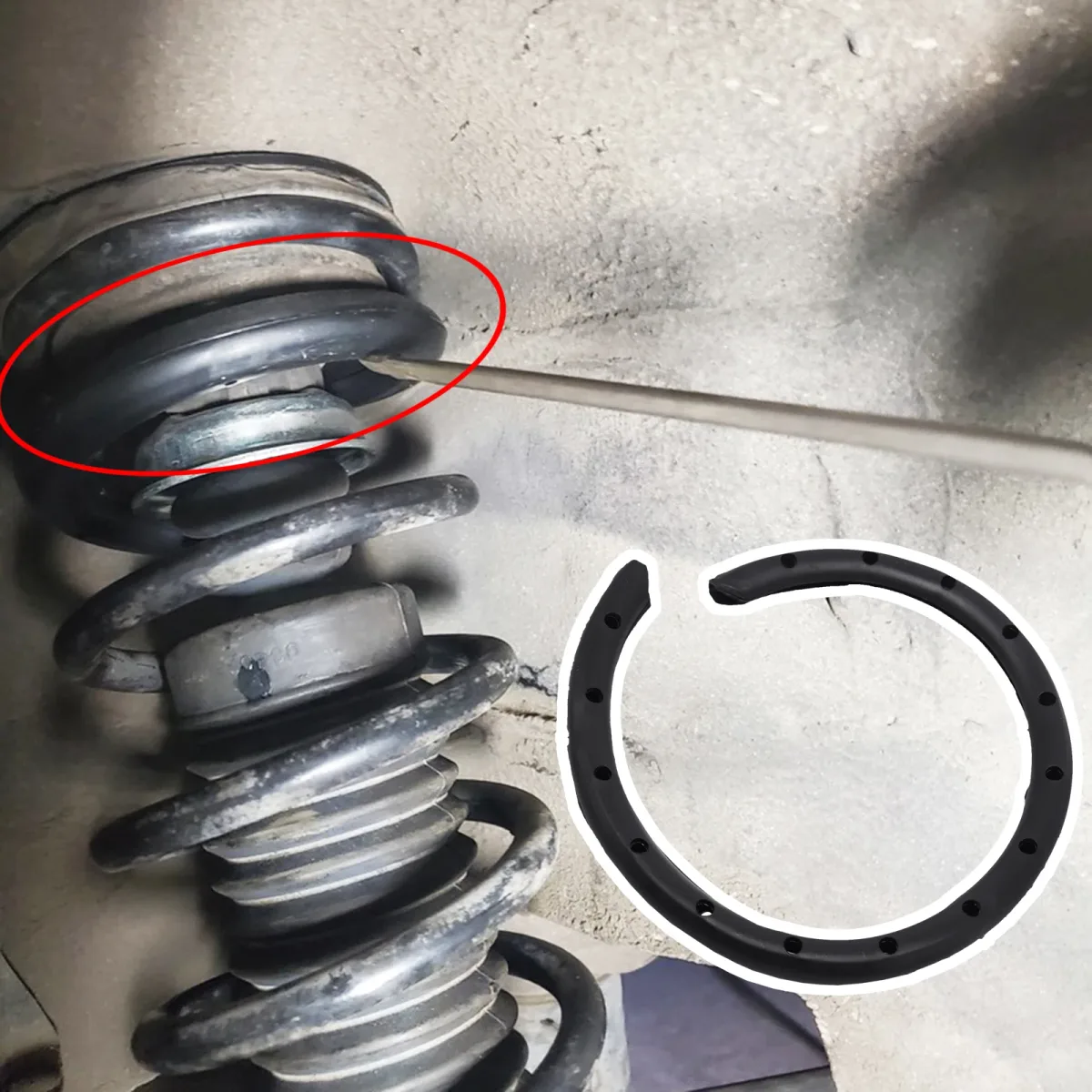 4Runner coil spring squeak fix