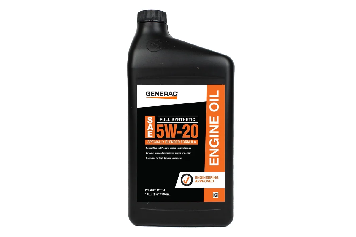 5W-20 motor oil bottle