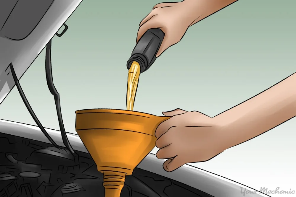 6.6 quart oil measurement visual