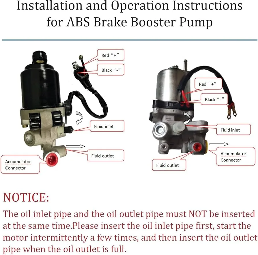 brake booster vacuum pump