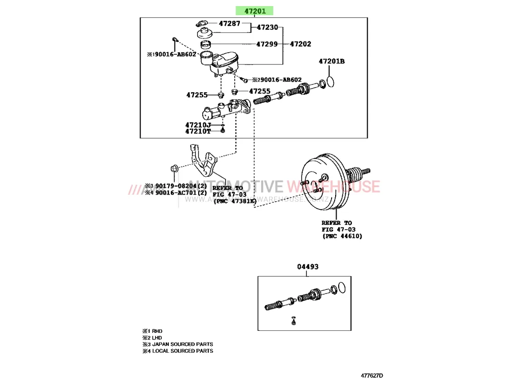 brake master cylinder