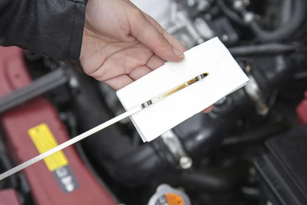 engine oil dipstick
