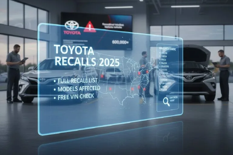 NHTSA 2025 RAV4 recalls