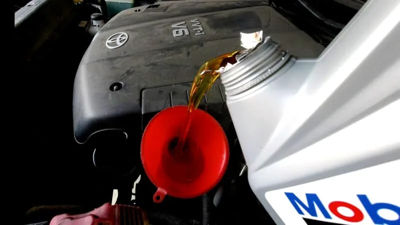 oil change step-by-step