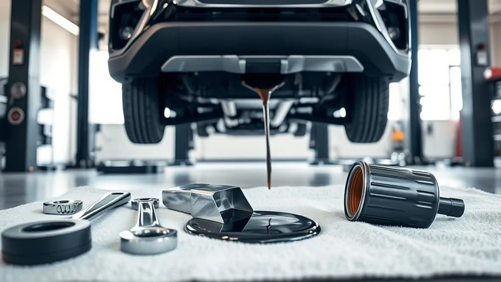 oil change tools drain plug filter