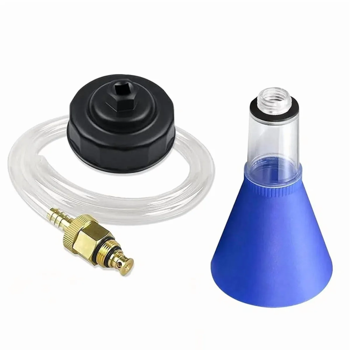 oil change tools setup