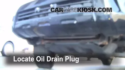 oil filter and drain plug location