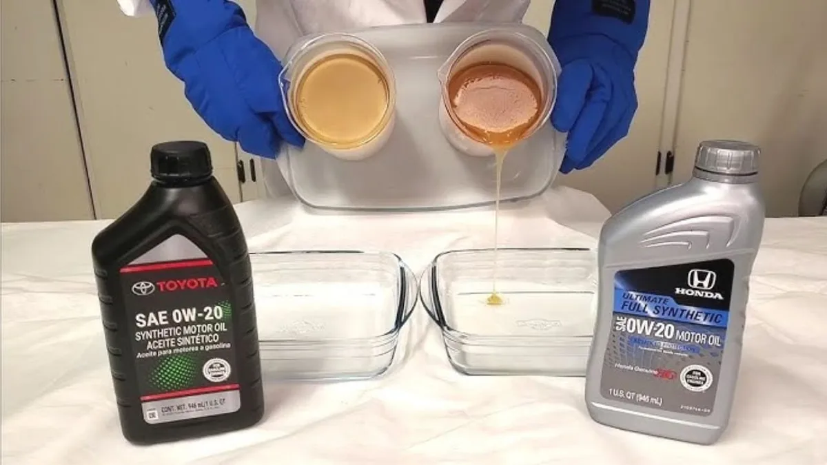 oil viscosity comparison