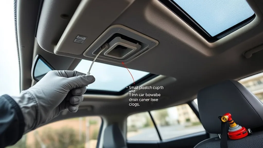 RAV4 sunroof drain tube