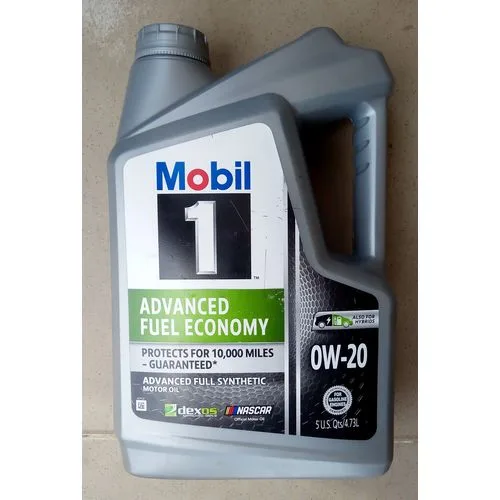 SAE 0W-20 full synthetic oil bottle