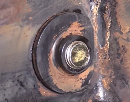 stripped oil drain plug