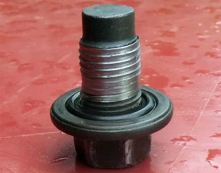 stripped oil drain plug Tacoma