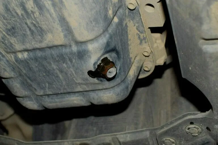 stripped oil pan drain plug