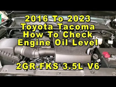 Toyota 2GR-FE oil dipstick