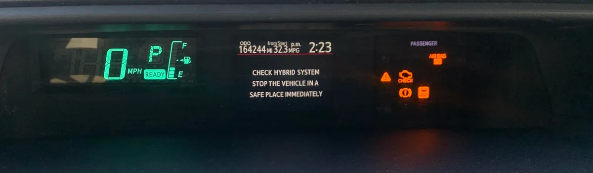 toyota prius hybrid car problems